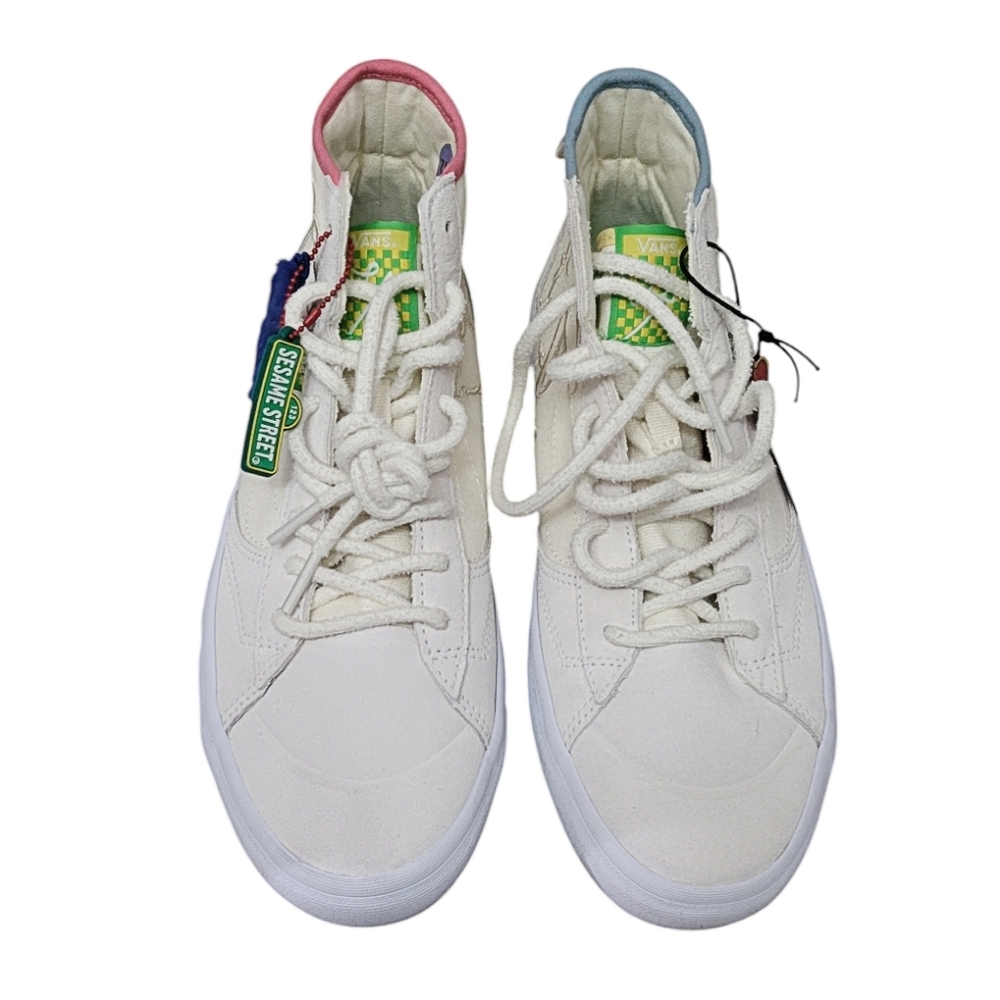 Vans Sesame Street x The Lizzie Embroidered Characters High Top Sneakers No Box - Picture 4 of 14